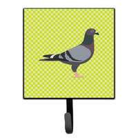 "Caroline's Treasures Racing Pigeon Green Wall Hook, Small, Multicolor"