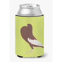 "Caroline's Treasures English Pouter Pigeon Green Decorative Can Hugger, Multicolor"