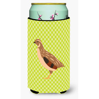 "Caroline's Treasures Golden Phoenix Quail Green Decorative Can Hugger, Tall Boy, Multicolor"