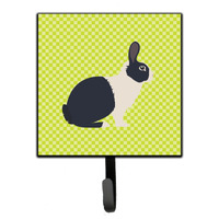 "Caroline's Treasures Dutch Rabbit Green Wall Hook, Small, Multicolor"