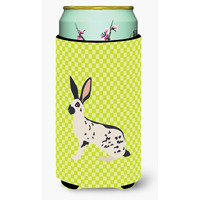 "Caroline's Treasures English Spot Rabbit Green Decorative Can Hugger, Tall Boy, Multicolor"