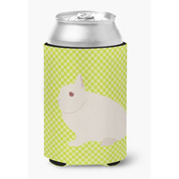 "Caroline's Treasures Hermelin Rabbit Green Decorative Can Hugger, Multicolor"