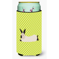"Caroline's Treasures California White Rabbit Green Decorative Can Hugger, Tall Boy, Multicolor"