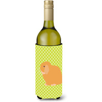 "Caroline's Treasures Holland Lop Rabbit Green Decorative Bottle Hugger, 750 ml, Multicolor"