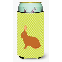 "Caroline's Treasures Rex Rabbit Green Decorative Can Hugger, Tall Boy, Multicolor"