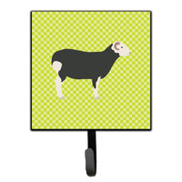 "Caroline's Treasures Herwick Sheep Green Wall Hook, Small, Multicolor"