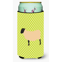 "Caroline's Treasures Suffolk Sheep Green Decorative Can Hugger, Tall Boy, Multicolor"