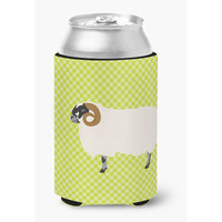 "Caroline's Treasures Scottish Blackface Sheep Green Decorative Can Hugger, Multicolor"