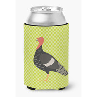 "Caroline's Treasures Marragansett Turkey Green Decorative Can Hugger, Multicolor"