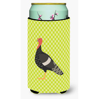 "Caroline's Treasures Marragansett Turkey Green Decorative Can Hugger, Tall Boy, Multicolor"