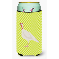"Caroline's Treasures Beltsville Small White Turkey Hen Green Decorative Can Hugger, Tall Boy, Multicolor"