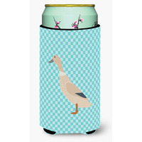 "Caroline's Treasures West Harlequin Duck Blue Check Decorative Can Hugger, Tall Boy, Multicolor"