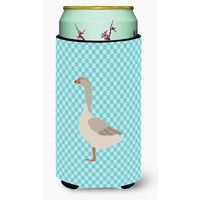 "Caroline's Treasures Steinbacher Goose Blue Check Decorative Can Hugger, Tall Boy, Multicolor"