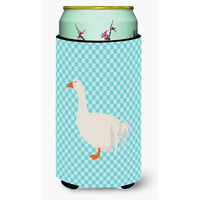 "Caroline's Treasures Sebastopol Goose Blue Check Decorative Can Hugger, Tall Boy, Multicolor"