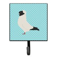 "Caroline's Treasures Nun Pigeon Blue Check Wall Hook, Small, Multicolor"