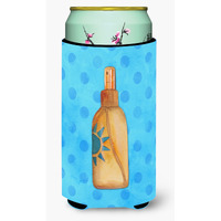 "Caroline's Treasures Message in a Bottle Blue Polkadot Beverage Insulator Hugger, Tall, Multicolor"