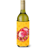 "Caroline's Treasures Crab Yellow Polkadot Beverage Insulator Hugger, 750 ml, Multicolor"
