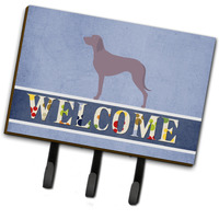 "Caroline's Treasures Weimaraner Welcome Wall Hook, Triple, Multicolor"