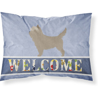 "Caroline's Treasures Welcome Cairn Terrier Pillowcase, Standard"