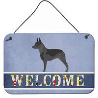 "Caroline's Treasures Australian Cattle Dog Welcome Metal Print, 8"" x 12"""