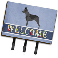 "Caroline's Treasures Australian Cattle Dog Welcome Wall Hook, Triple, Multicolor"