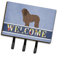 "Caroline's Treasures Bergamasco Shepherd Welcome Wall Hook, Triple"