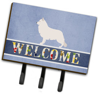 "Caroline's Treasures Berger Blanc Suisse Welcome Wall Hook, Triple"