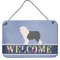 "Caroline's Treasures Old English Sheepdog Bobtail Metal Print, 8"" x 12"", Multicolor"