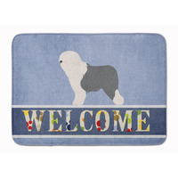 "Caroline's Treasures Old English Sheepdog Bobtail Floor Mat, 19"" x 27"", Multicolor"