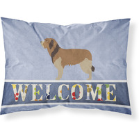 "Caroline's Treasures Catalan Sheepdog Welcome Pillowcase, Standard,"
