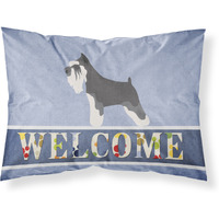 "Caroline's Treasures Miniature Schnauzer Welcome Pillowcase, Standard,"