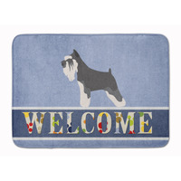 "Caroline's Treasures Miniature Schnauzer Welcome Floor Mat, 19"" x 27"", Multicolor"