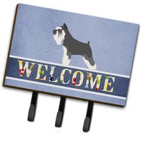 "Caroline's Treasures Miniature Schnauzer Welcome Wall Hook, Triple"