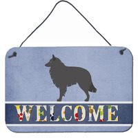 "Caroline's Treasures Groenendael Belgian Shepherd Metal Print, 8"" x 12"", Multicolor"