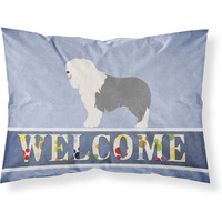 "Caroline's Treasures Old English Sheepdog Welcome Pillowcase, Standard,"