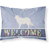 "Caroline's Treasures Welcome Kuvasz Pillowcase, Standard"