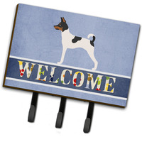 "Caroline's Treasures American Toy Fox Terrier Welcome Wall Hook, Triple"