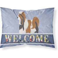 "Caroline's Treasures Welcome Biewer Terrier Pillowcase, Standard"