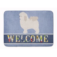 "Caroline's Treasures Bolognese Welcome Floor Mat, 19"" x 27"", Multicolor"