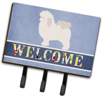 "Caroline's Treasures Bolognese Welcome Wall Hook, Triple"