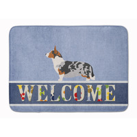 "Caroline's Treasures Welsh Corgi Cardigan Welcome Floor Mat, 19"" x 27"", Multicolor"