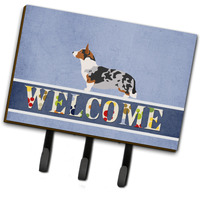 "Caroline's Treasures Welsh Corgi Cardigan Welcome Wall Hook, Triple, Multicolor"