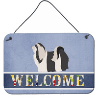 "Caroline's Treasures Havanese Welcome Metal Print, 8"" x 12"", Multicolor"