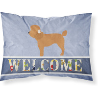 "Caroline's Treasures Toy Poodle Welcome Pillowcase, Standard,"