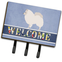 "Caroline's Treasures German Spitz Welcome Wall Hook, Triple"
