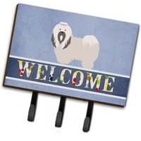 "Caroline's Treasures Lhasa Apso Welcome Wall Hook, Triple"