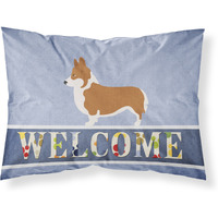 "Caroline's Treasures Pembroke Welsh Corgi Welcome Pillowcase, Standard,"