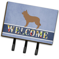 "Caroline's Treasures Berger Picard Welcome Wall Hook, Triple, Multicolor"