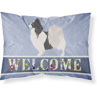 "Caroline's Treasures Papillon Welcome Pillowcase, Standard,"