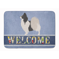 "Caroline's Treasures Papillon Welcome Floor Mat, 19"" x 27"", Multicolor"